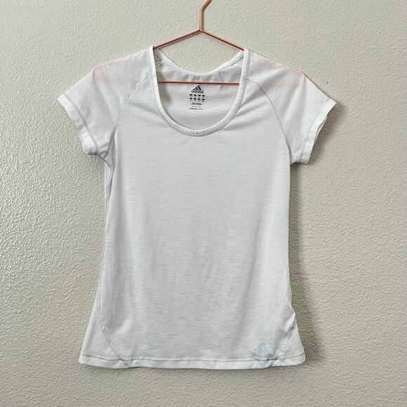 Adidas white short sleeve active tee - Picture 1 of 5